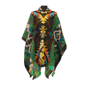 Poncho Waorani Groen